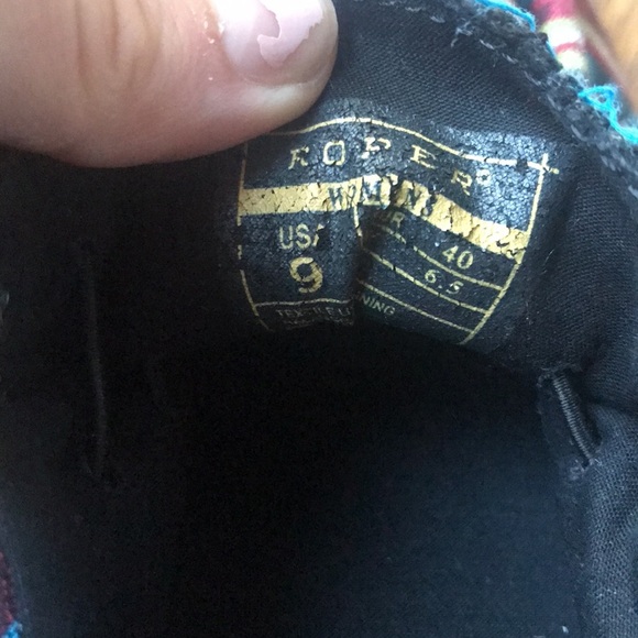 Roper Western Shoes size 9 Women Shoes - Picture 3 of 5